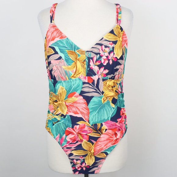 Kona Sol Other - Kona Sol Womens 16W Tropical Low Back One Piece Swimsuit